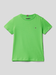 T-Shirt mit Label-Stitching von Tommy Hilfiger Teens Grün - 16