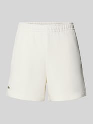 Szorty dresowe z czystej bawełny o kroju regular fit od Lacoste Sport - 14