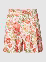 Bermudas mit floralem Allover-Muster von Mango Weiß - 19