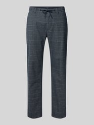 Tapered fit stoffen broek van katoenmix met tunnelkoord van MCNEAL - 11