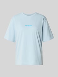 krój regular fit t-shirt z czystej bawełny model 'VIGGA' od Selected - 34