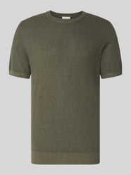 T-Shirt aus Baumwoll-Leinen-Mix von Profuomo - 25