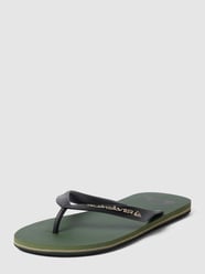 Zehentrenner mit Label-Details Modell 'MOLOKAI CORE' von Quiksilver Grün - 31