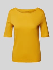 T-Shirt in unifarbenem Design von Christian Berg Woman Gelb - 33