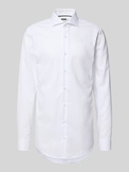Slim Fit Businesshemd mit extra langem Arm Modell 'HANK' von BOSS - 34