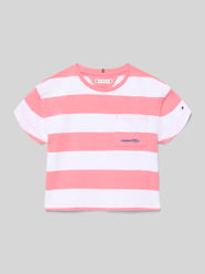 męski t-shirt o kroju regular fit z czystej bawełny od Tommy Hilfiger Teens - 24