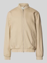 Bomberjacke mit Stehkragen Modell 'LEISTER' von Jack & Jones Premium Beige - 8
