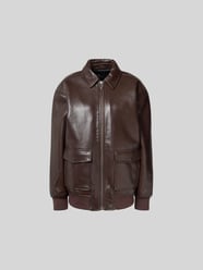 Relaxed Fit Jacke aus Leder-Mix von Anine Bing - 38