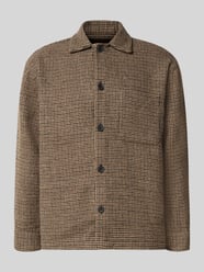 Regular Fit Hemdjacke mit Brusttasche Modell 'SOHO OLLIE' von JACK & JONES Beige - 20