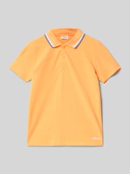 Koszulka polo o kroju regular fit dodatkiem bawełny od s.Oliver RED LABEL - 7