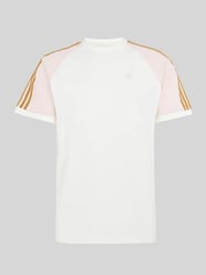 Regular Fit T-Shirt aus reiner Baumwolle von adidas Originals Pink - 40