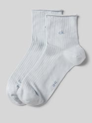 Socken mit Label-Detail im 2er-Pack von CK Calvin Klein Blau - 37