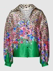 Blouse met all-over motief van Liu Jo White Groen - 23