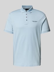 Koszulka polo z nadrukiem z logo od ARMANI EXCHANGE - 3