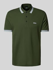 Koszulka polo o kroju regular fit z wyhaftowanym logo model ‘PADDY’ od BOSS Green - 36