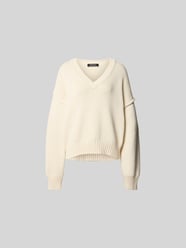 Oversized Pullover in Strick-Optik von black palms - 34
