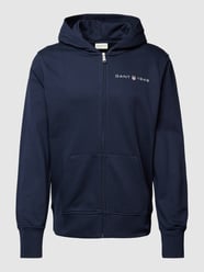 Sweatjacke mit Kapuze von Gant Blau - 46