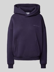 Hoodie mit Logo-Print von Review Lila - 4