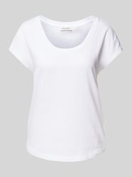 T-Shirt mit Rundhalsausschnitt von Marc O'Polo Weiß - 21