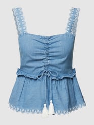 Top z imitacji denimu model ‘BETSY’ od Pepe Jeans - 4