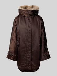 Parka o kroju oversized z poliestru z wyjmowaną wstawką ze sztucznego futra model „Cory“ od Beaumont Amsterdam - 42