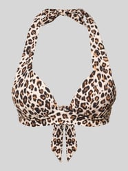 Triangle-bikini met hart-halslijn model 'MAHO SAVARI' van Banana Moon Beige - 21