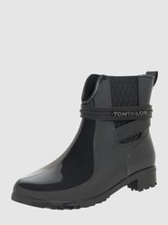 Buty chelsea z gumy od Tom Tailor Czarny - 2