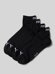 Socken mit Logo-Detail im 4er-Pack von Puma Schwarz - 10