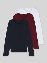 Regular fit shirt met lange mouwen van puur katoen in een set van 3 stuks van BOSS - 41