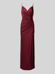 Abendkleid in Wickel-Optik von Mascara Rot - 26