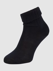 Socken mit Label-Detail Modell 'PLYMOUTH' von Burlington Blau - 33