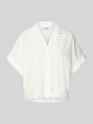 relaxed fit blouse van puur katoen met details van kant van Marc O'Polo DENIM - 7