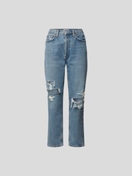 Straight Fit Jeans im Destroyed-Look von AGOLDE Blau - 16