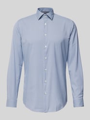 Slim Fit Business-Hemd mit Kentkragen von Jake*s Blau - 30