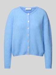 Strickjacke mit gerippten Abschlüssen Modell 'VITOW' von American Vintage - 3