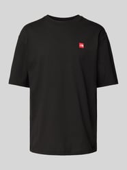 Oversized T-shirt van pure wol met labelprint van The North Face - 4