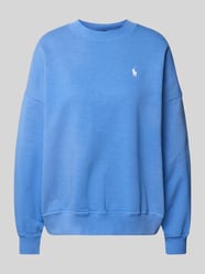 Oversized Sweatshirt mit Label-Stitching von Polo Ralph Lauren - 15