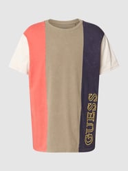 T-shirt w paski od Guess Zielony - 29