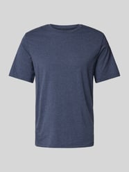 T-Shirt mit geripptem Rundhalsausschnitt von Jack & Jones Blau - 8