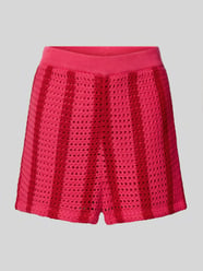 Szorty o kroju regular fit z ażurowym wzorem model ‘Nolita’ od Colourful Rebel - 17