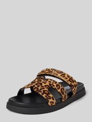 Slides aus Leder mit Klettverschluss Modell 'MISSILE' von Steve Madden - 29