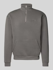 Essentials Half-Zip Sweatshirt von REVIEW Grau - 41