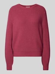 Oversized Strickpullover aus Viskose-Mix mit Rundhalsausschnitt von Christian Berg Woman Pink - 5