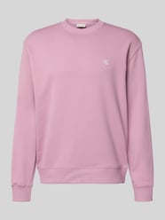 Bluza z czystej bawełny od Calvin Klein Jeans Fuksjowy - 42