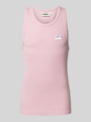 Tanktop mit Label-Stitching von Low Lights Studios Pink - 12