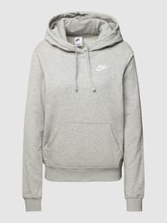 Hoodie mit Label-Stitching von Nike Grau - 44