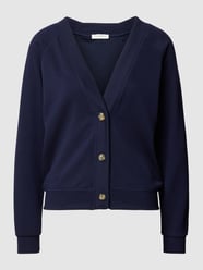Sweatjack met knoopsluiting van Christian Berg Woman Blauw / turquoise - 12