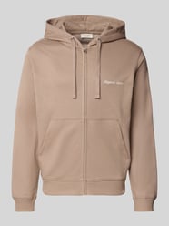 Sweatjacke mit Känguru-Tasche und Reißverschluss von Jack & Jones Beige - 9