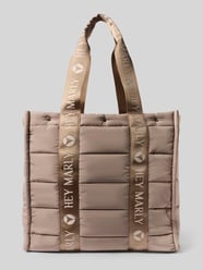 Shopper met doorgestikte naden model 'Best Buddy' van Hey Marly - 9