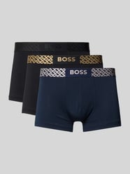 Trunks mit elastischem Logo-Bund im 3er-Pack von BOSS Schwarz - 21